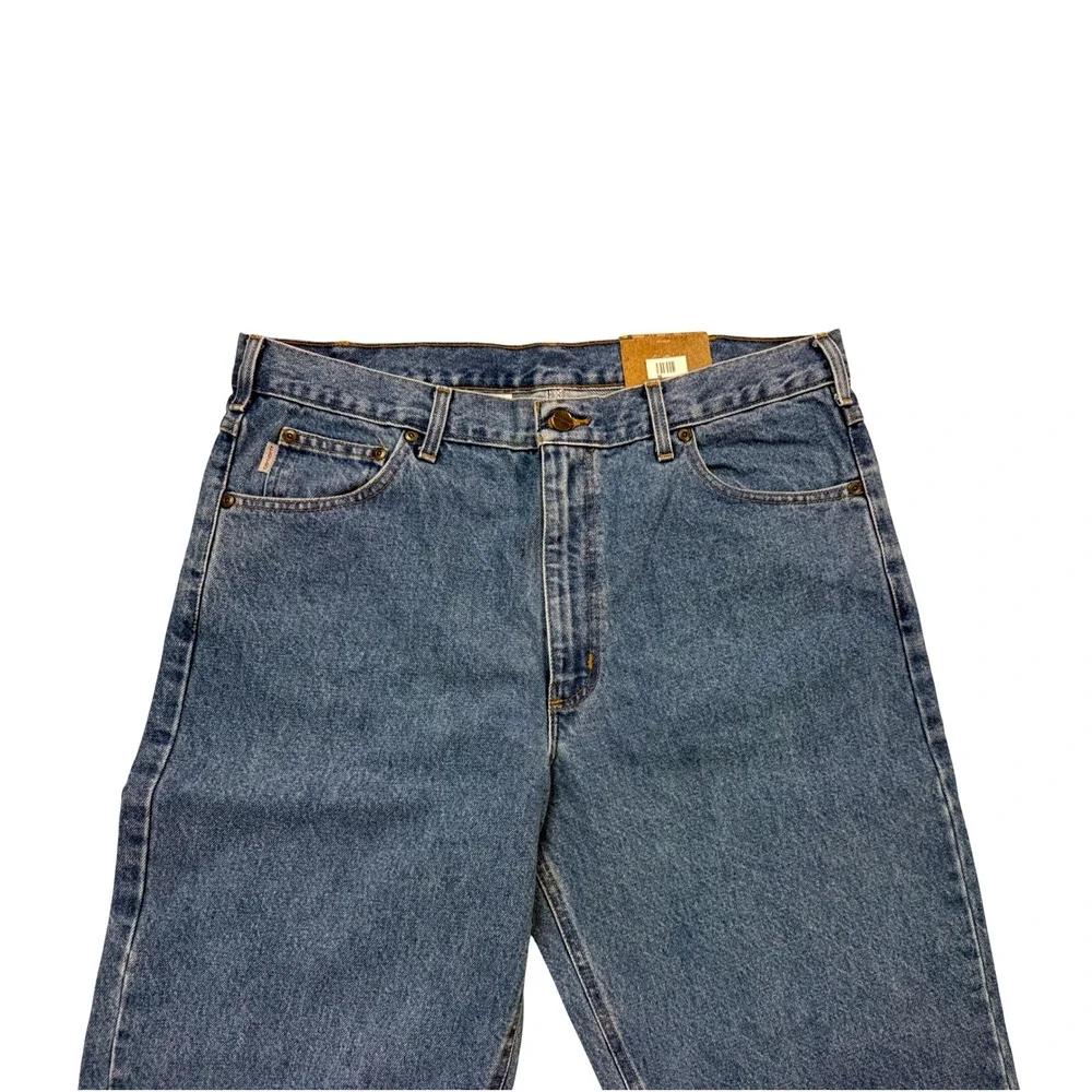 Carhartt B17 STW Jeans Mens 38x32 Blue New Relaxed Fit Tapered Leg Denim